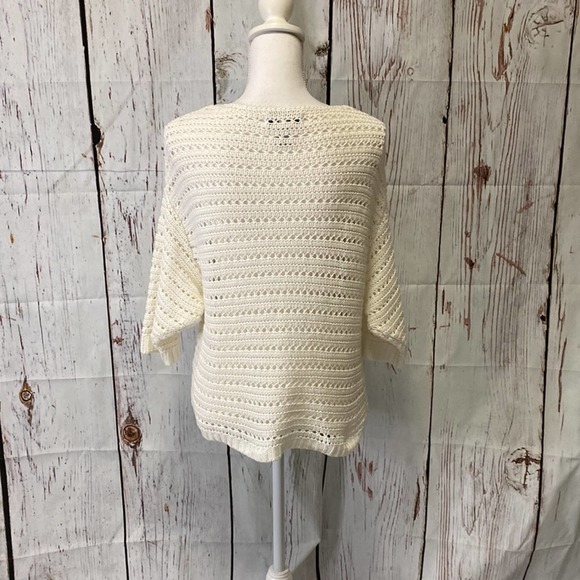 Magaschoni Loose White/Cream Sweater - Picture 2 of 4